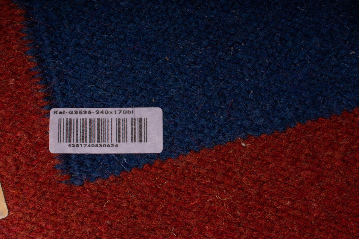 Kelim tapijt - Trendy - 240 x 170 cm - donkerblauw