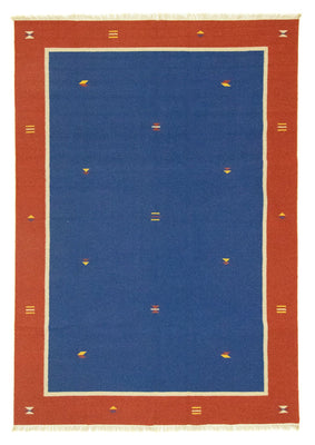 Kelim tapijt - Trendy - 300 x 200 cm - blauw