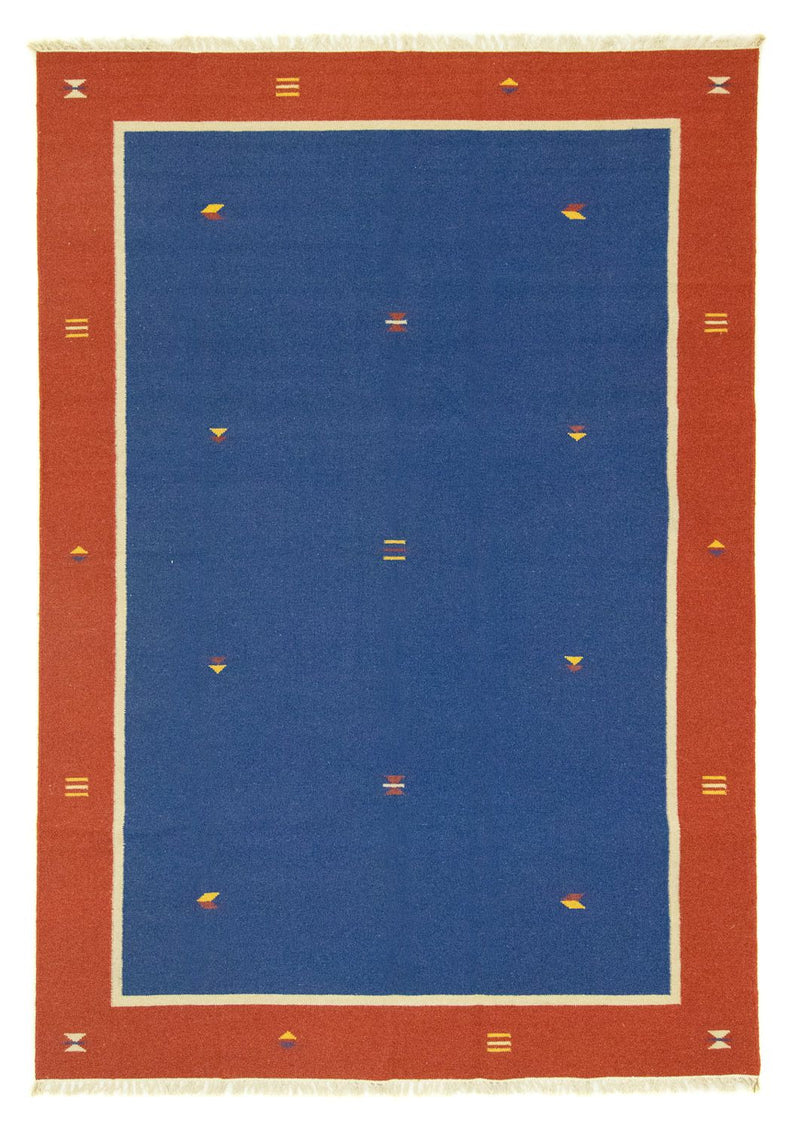 Kelim tapijt - Trendy - 300 x 200 cm - blauw