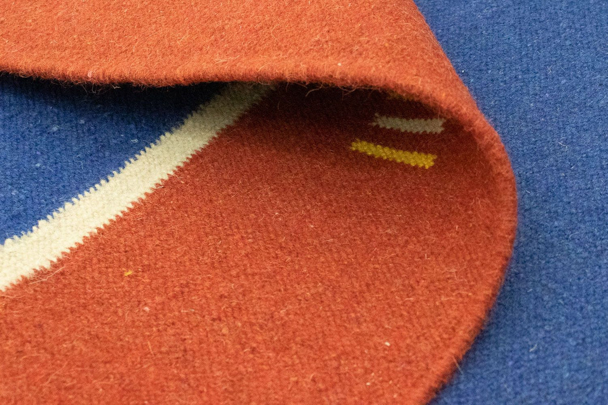 Kelim tapijt - Trendy - 300 x 200 cm - blauw