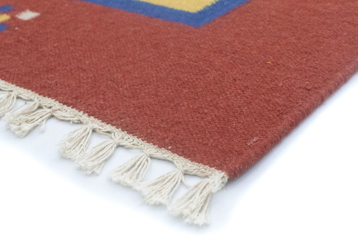 Kelim tapijt - Trendy - 200 x 140 cm - geel