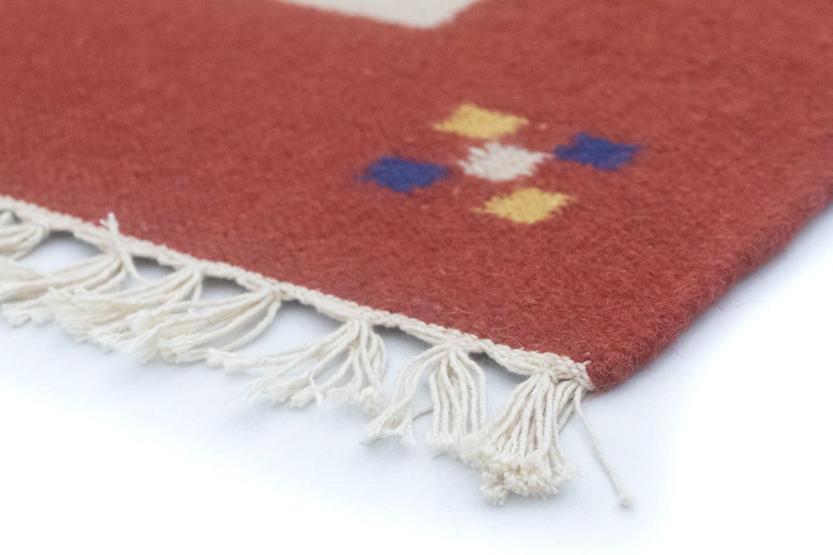 Kelim tapijt - Trendy - 200 x 140 cm - geel