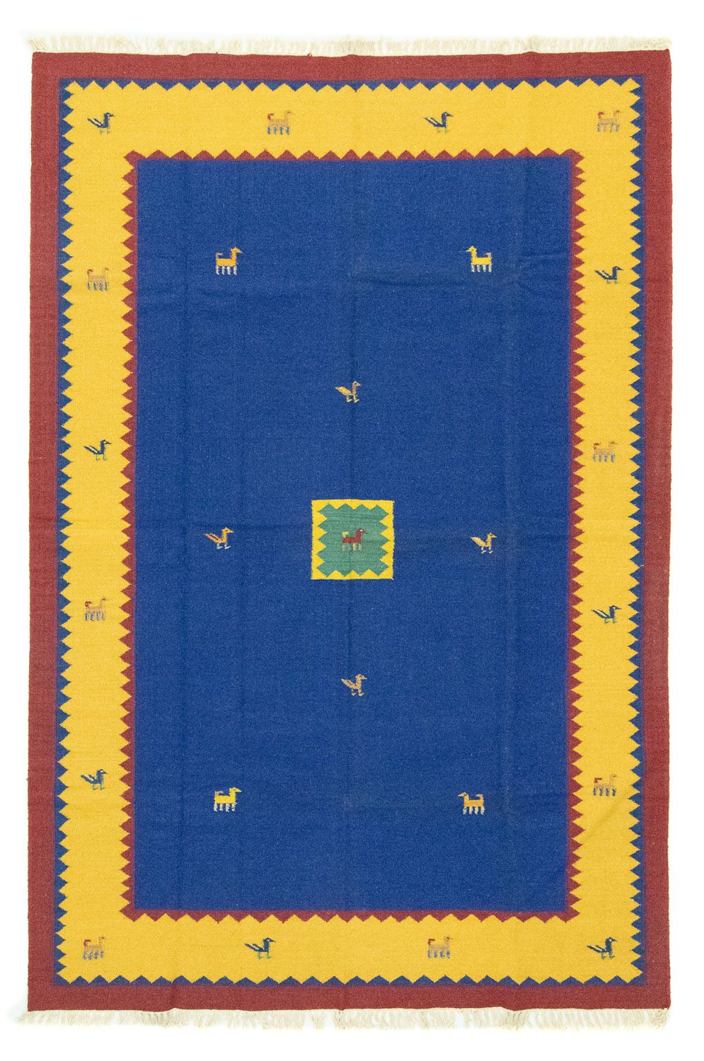 Kelim tapijt - Trendy - 300 x 200 cm - blauw
