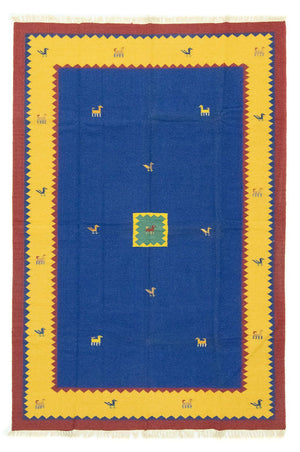 Kelim tapijt - Trendy - 300 x 200 cm - blauw