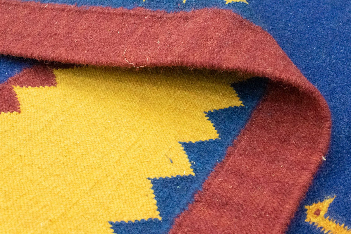 Kelim tapijt - Trendy - 300 x 200 cm - blauw