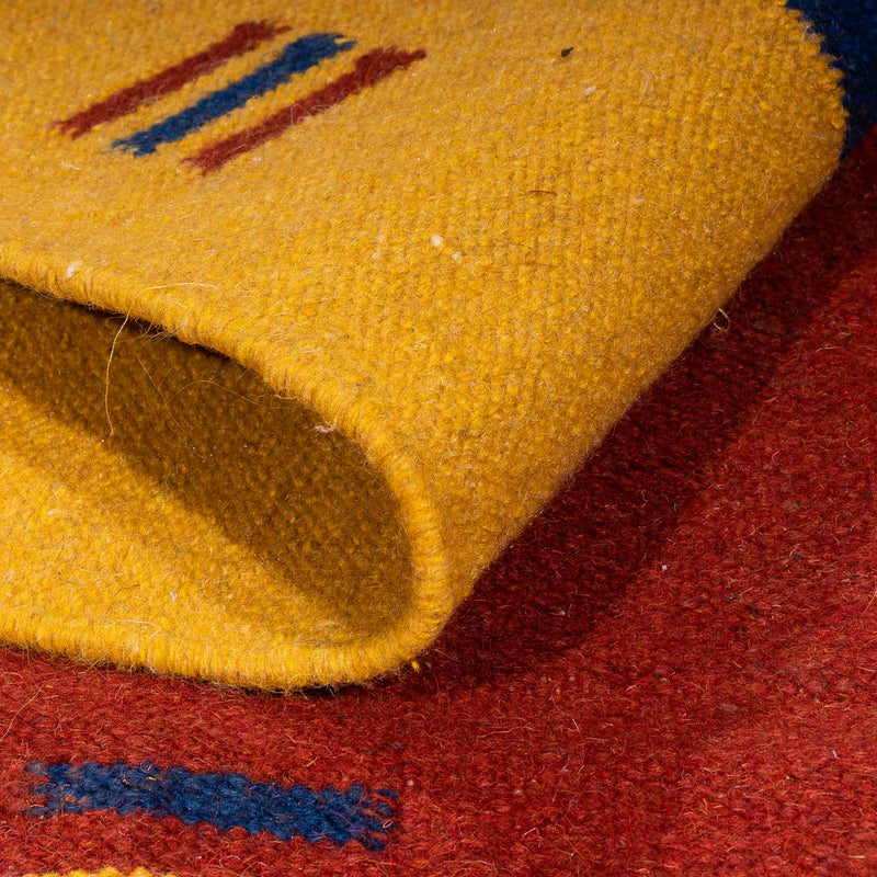 Kelim tapijt - Trendy - 240 x 170 cm - donkerrood