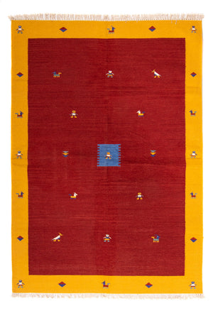 Kelim tapijt - Trendy - 240 x 170 cm - donkerrood