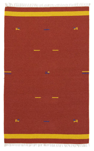 Kelim tapijt - Trendy - 180 x 120 cm - roest