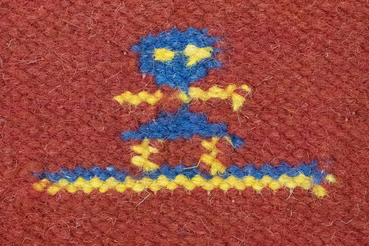 Kelim tapijt - Trendy - 200 x 140 cm - rood