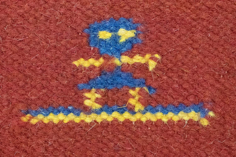 Kelim tapijt - Trendy - 200 x 140 cm - rood