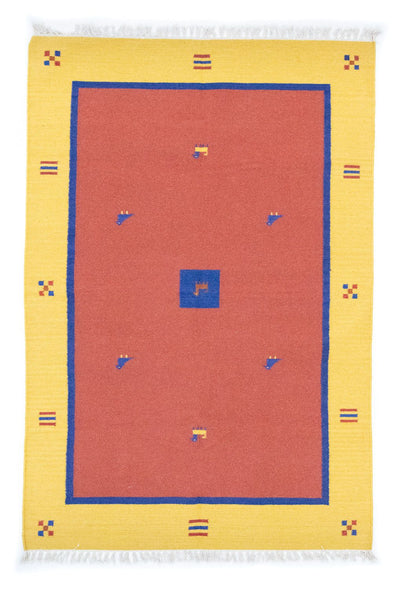 Moderne kilim Tapijt 140x200cm - Wollen tapijt