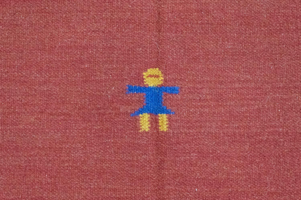 Kelim tapijt - Trendy - 200 x 140 cm - rood