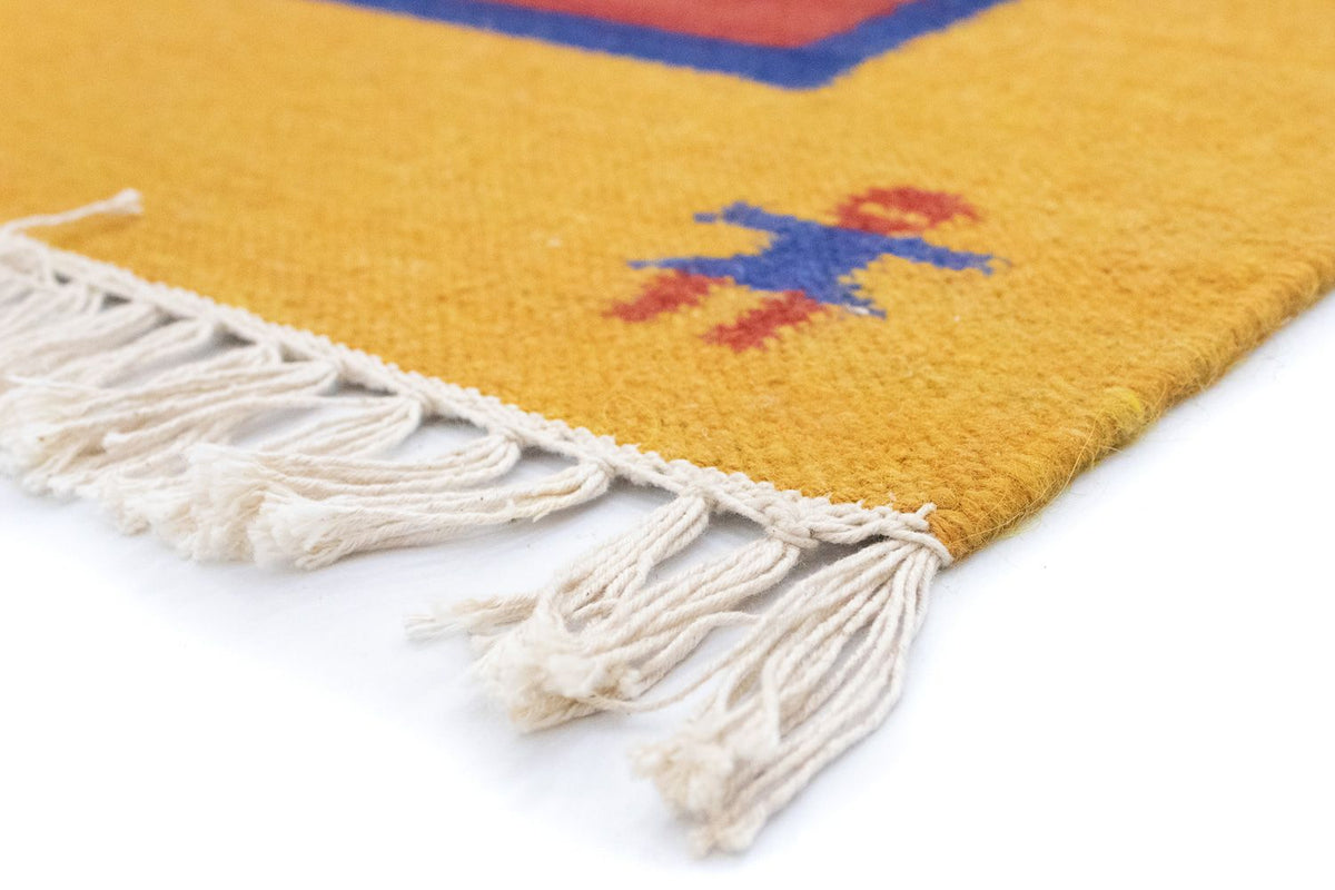 Moderne kilim Tapijt 140x200cm - Wollen tapijt