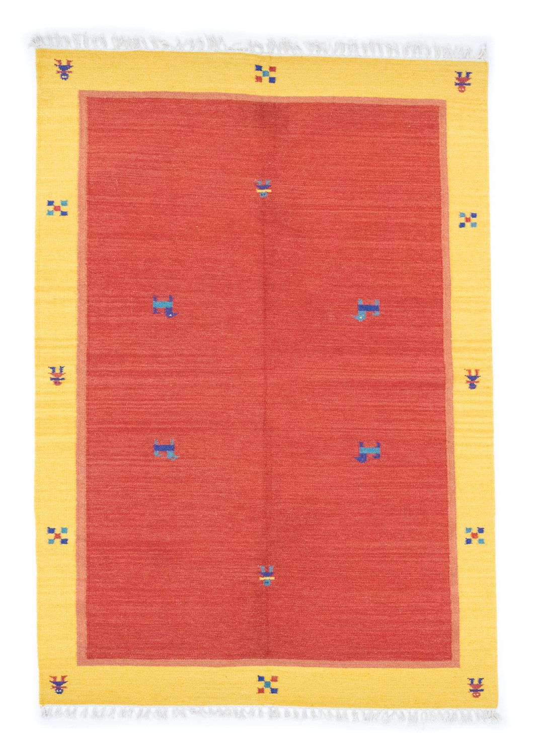 Kelim tapijt - Trendy - 200 x 140 cm - rood