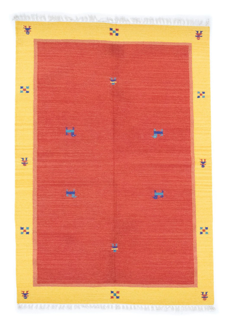 Kelim tapijt - Trendy - 200 x 140 cm - rood