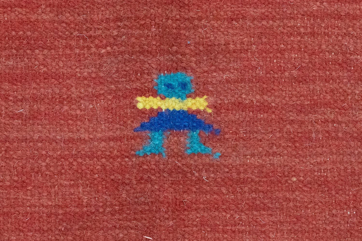 Kelim tapijt - Trendy - 200 x 140 cm - rood