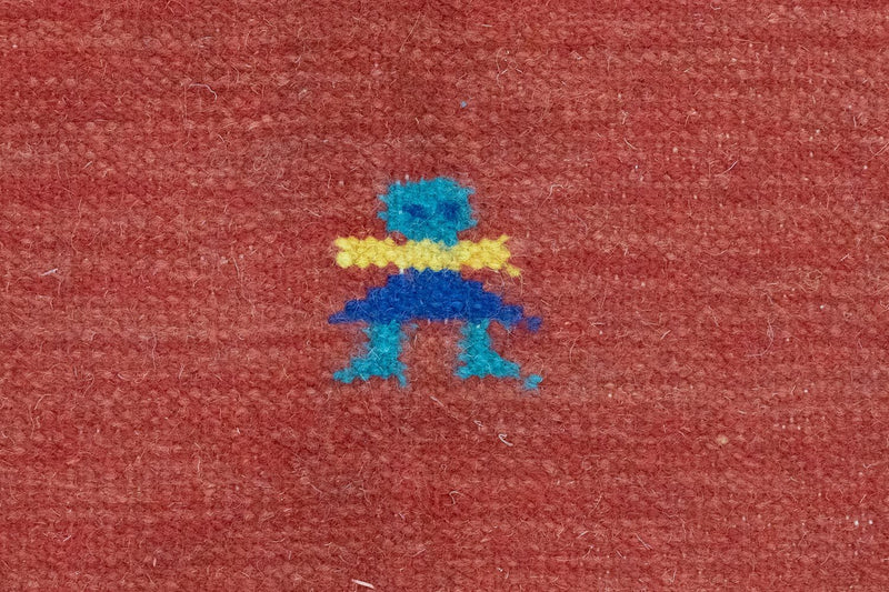 Kelim tapijt - Trendy - 200 x 140 cm - rood