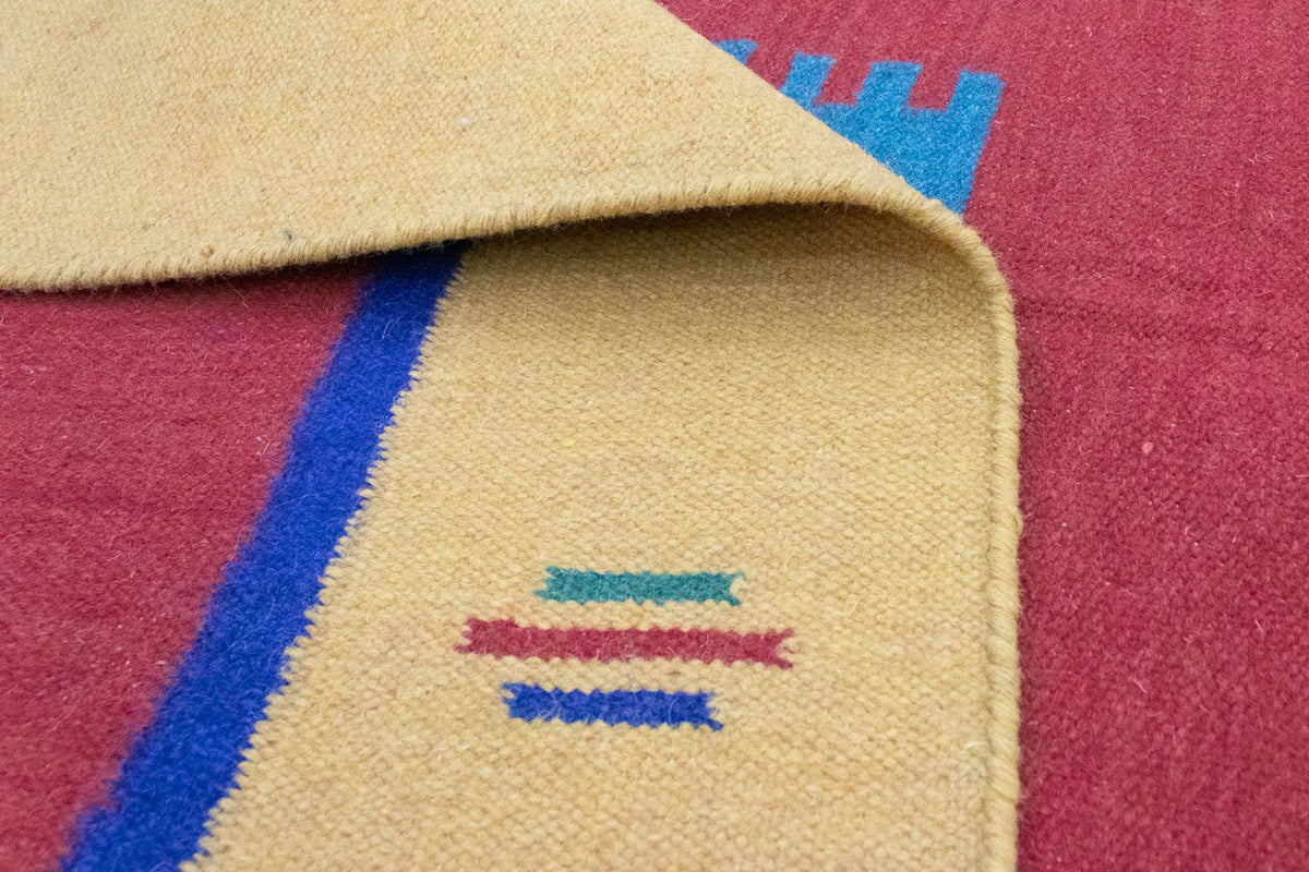 Kelim tapijt - Trendy - 200 x 140 cm - rood