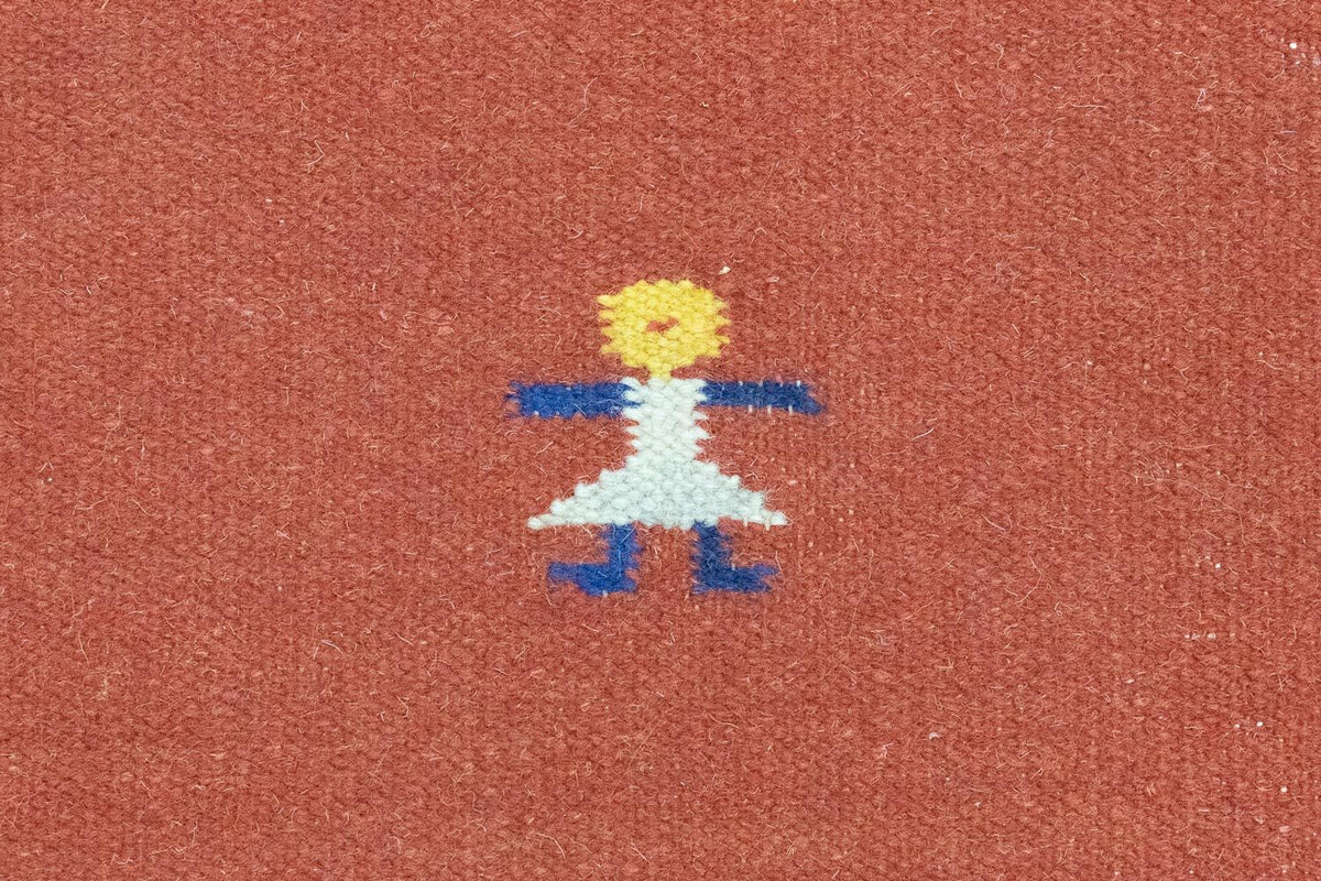 Kelim tapijt - Trendy - 200 x 140 cm - oranje