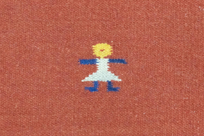 Kelim tapijt - Trendy - 200 x 140 cm - oranje