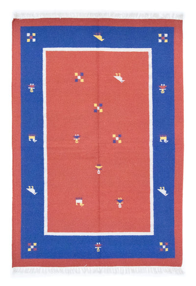 Moderne kilim Tapijt 140x200cm - Wollen tapijt