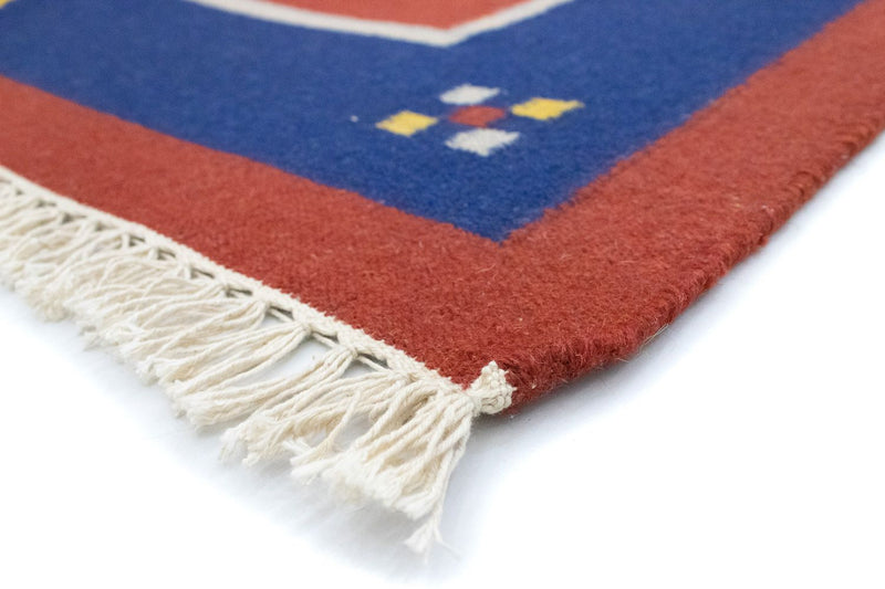 Kelim tapijt - Trendy - 200 x 140 cm - oranje