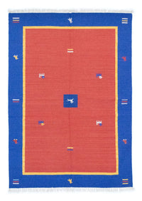 Kelim tapijt - Trendy - 200 x 140 cm - oranje