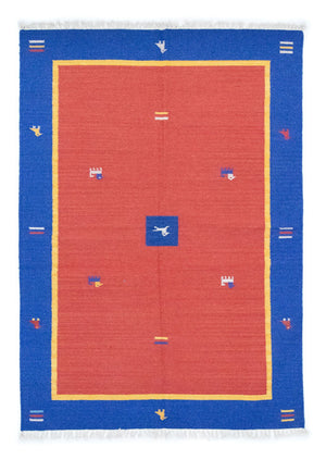 Kelim tapijt - Trendy - 200 x 140 cm - oranje