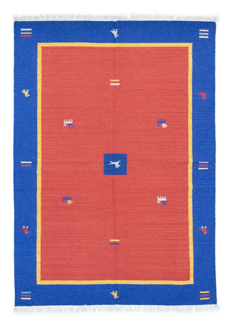 Kelim tapijt - Trendy - 200 x 140 cm - oranje