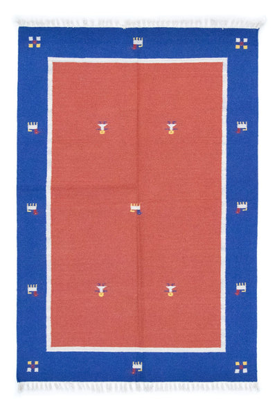 Moderne kilim Tapijt 140x200cm - Wollen tapijt