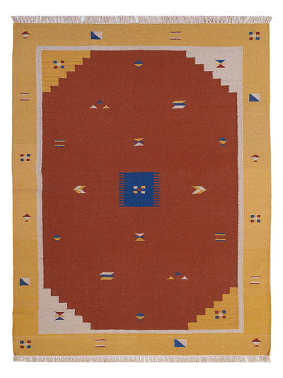 Moderne kilim Tapijt - Wollen tapijt