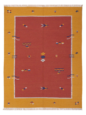 Kelim Teppich - Trendy - 240 x 170 cm - rost