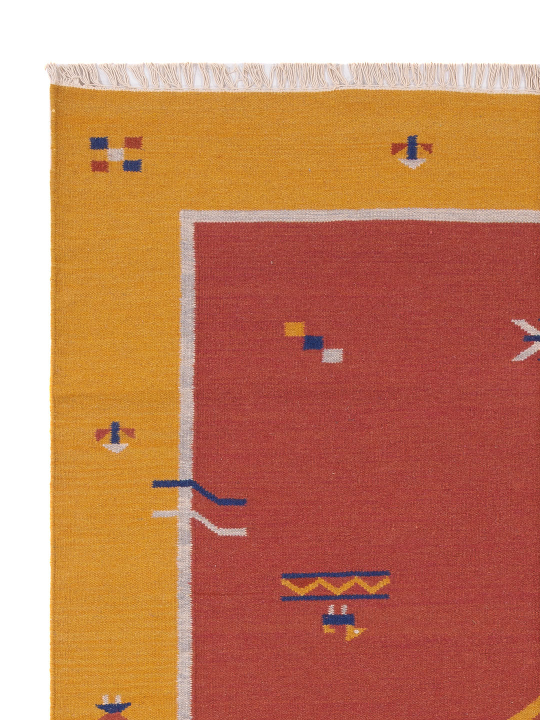 Moderne kilim Tapijt - Wollen tapijt