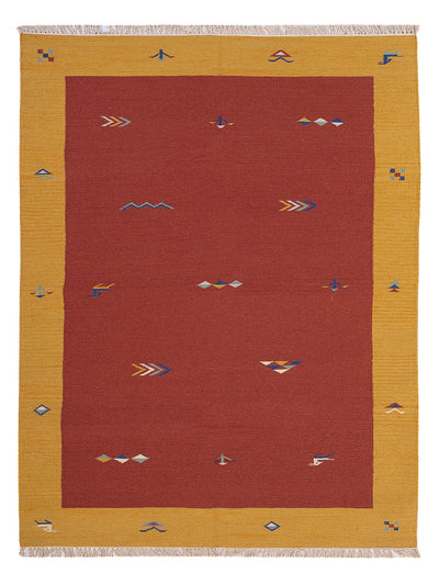 Moderne kilim Tapijt - Wollen tapijt
