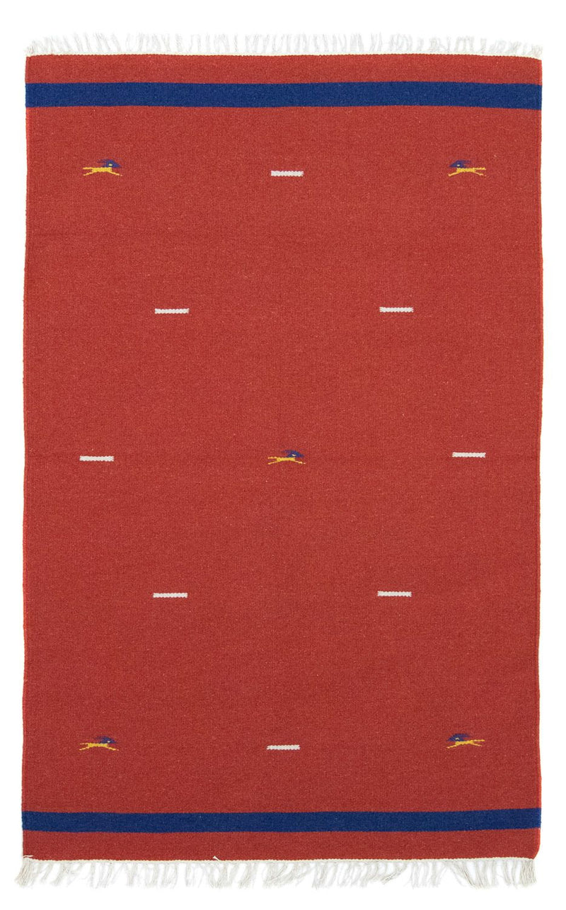Kelim tapijt - Trendy - 180 x 120 cm - rood