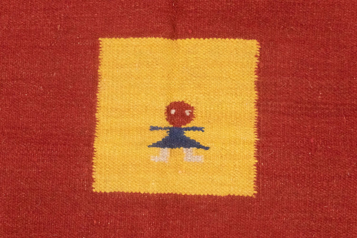 Kelim tapijt - Trendy - 200 x 140 cm - rood