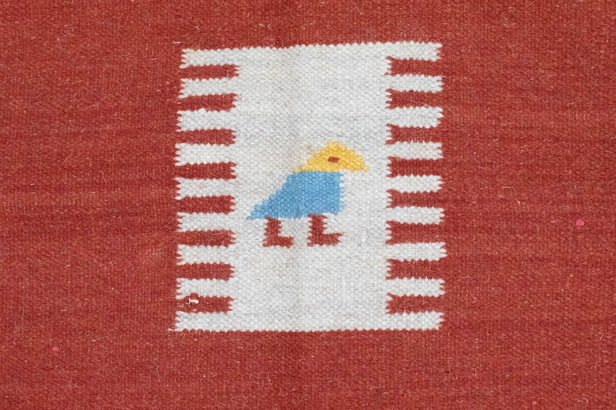 Kelim tapijt - Trendy - 200 x 140 cm - rood