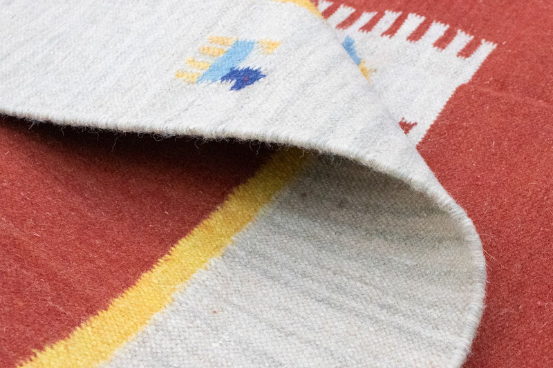 Kelim tapijt - Trendy - 200 x 140 cm - rood