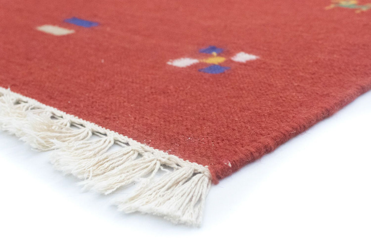 Kelim tapijt - Trendy - 200 x 140 cm - rood