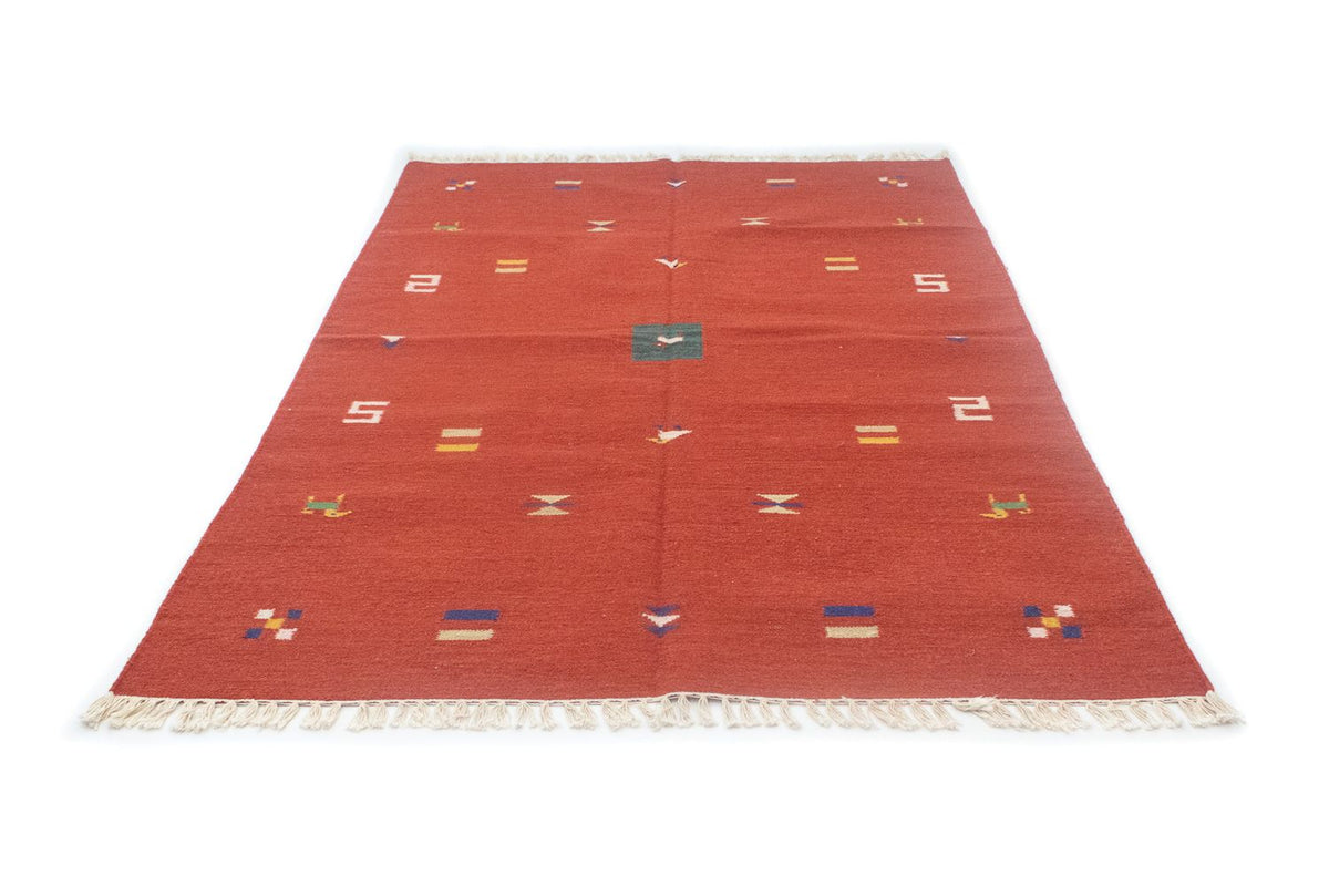 Kelim tapijt - Trendy - 200 x 140 cm - rood