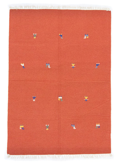 Moderne kilim Tapijt 140x200cm - Wollen tapijt