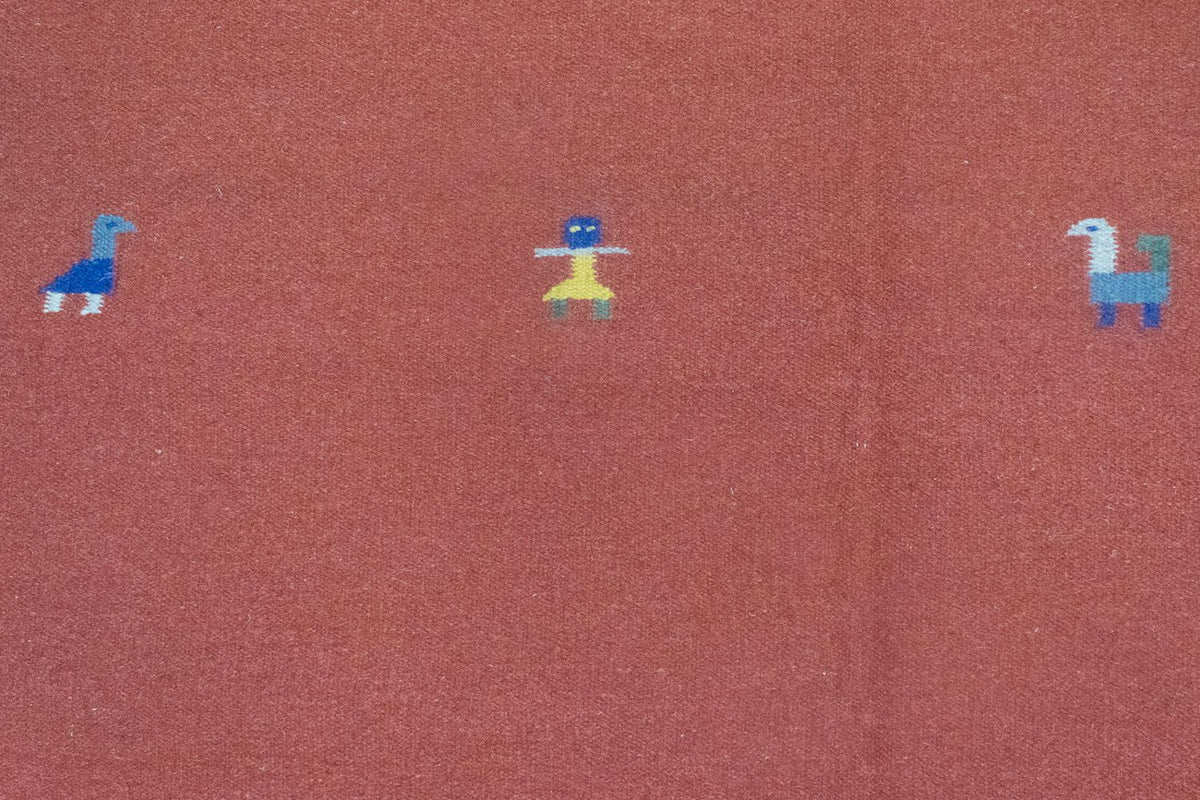 Kelim tapijt - Trendy - 200 x 140 cm - oranje