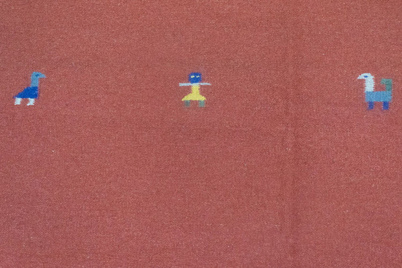 Kelim tapijt - Trendy - 200 x 140 cm - oranje