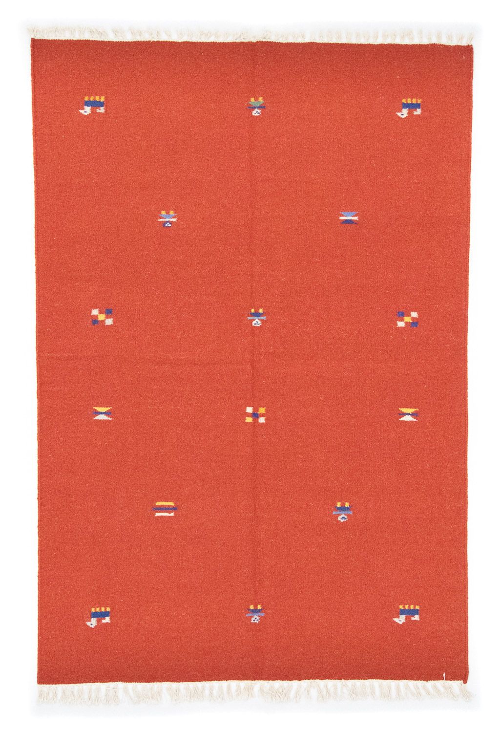 Kelim tapijt - Trendy - 200 x 140 cm - oranje