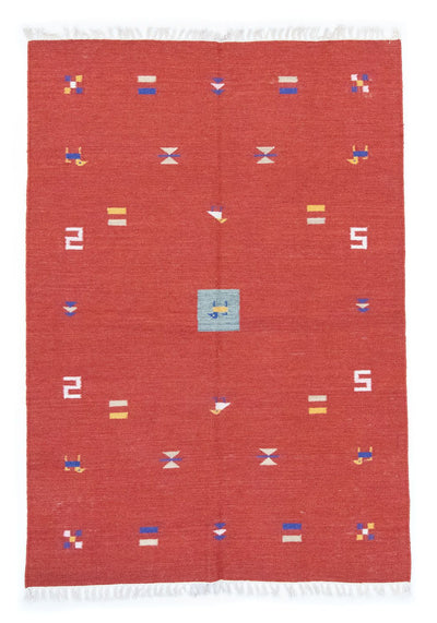 Moderne kilim Tapijt 140x200cm - Wollen tapijt