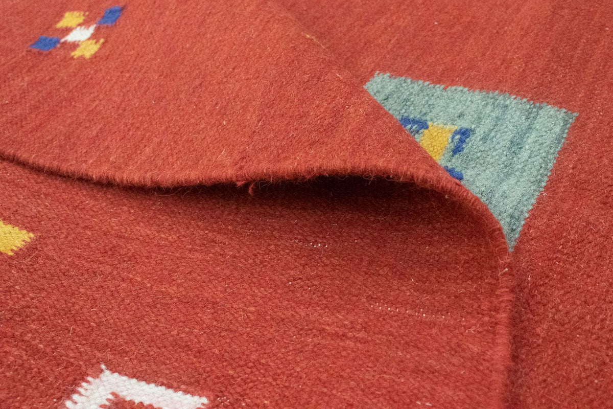 Kelim tapijt - Trendy - 200 x 140 cm - rood