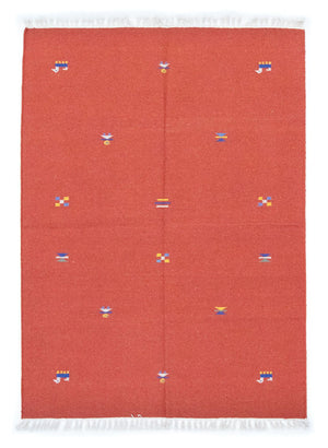 Kelim tapijt - Trendy - 200 x 140 cm - oranje