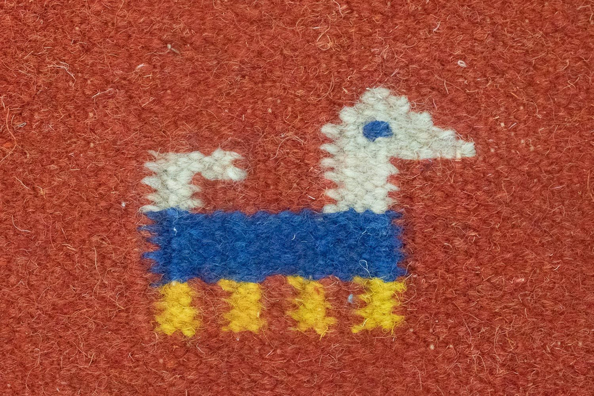 Kelim tapijt - Trendy - 200 x 140 cm - oranje