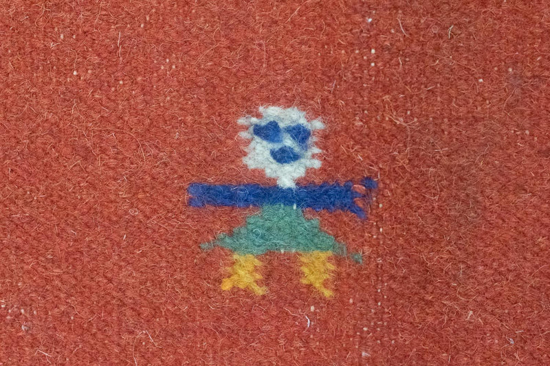 Kelim tapijt - Trendy - 200 x 140 cm - oranje