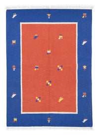 Kelim tapijt - Trendy - 200 x 140 cm - oranje